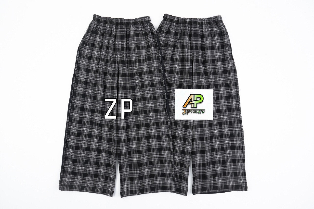 Balenciaga Plaid Pants with Front and Back Panels