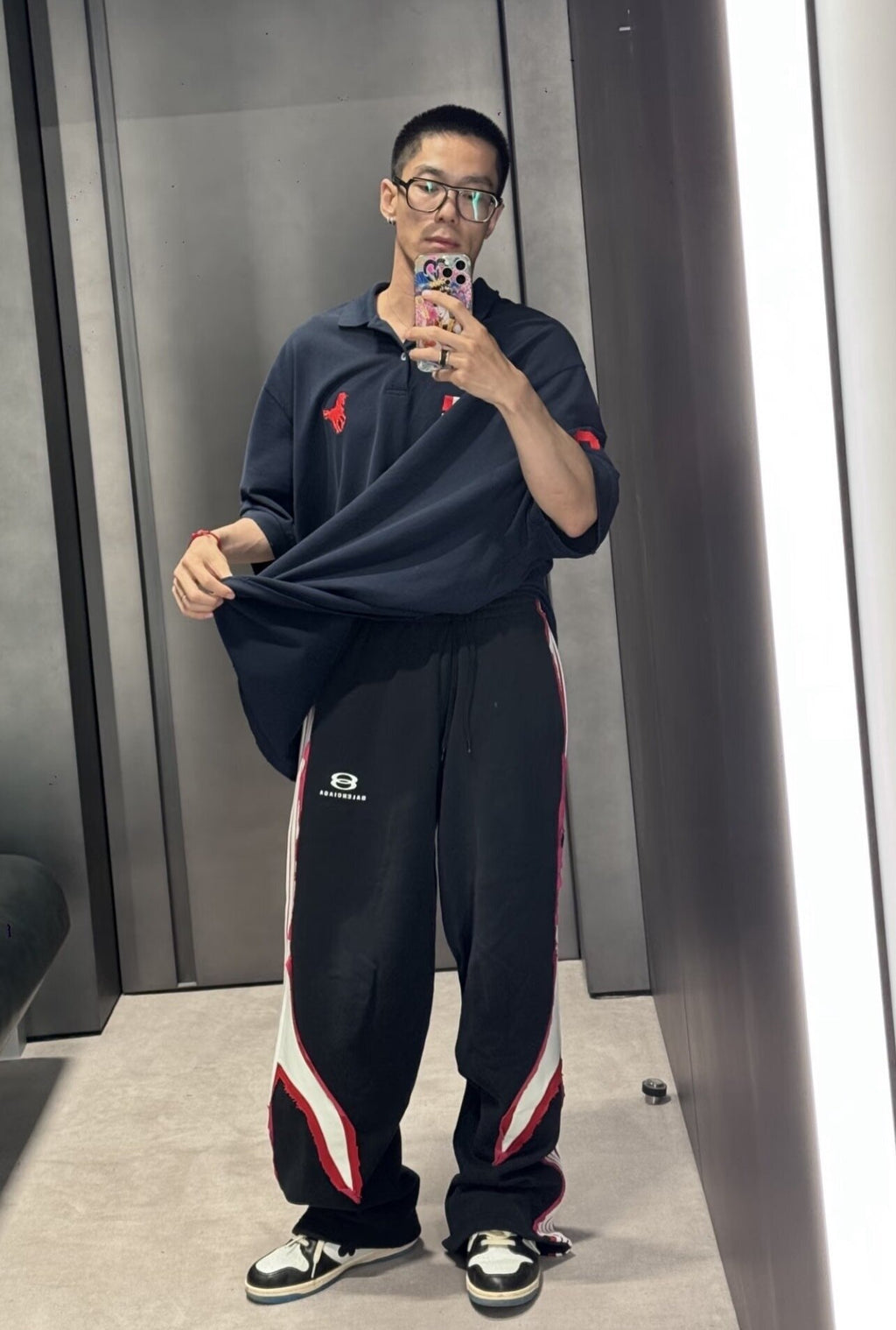 Balenciaga Wide-Leg Sweatpants