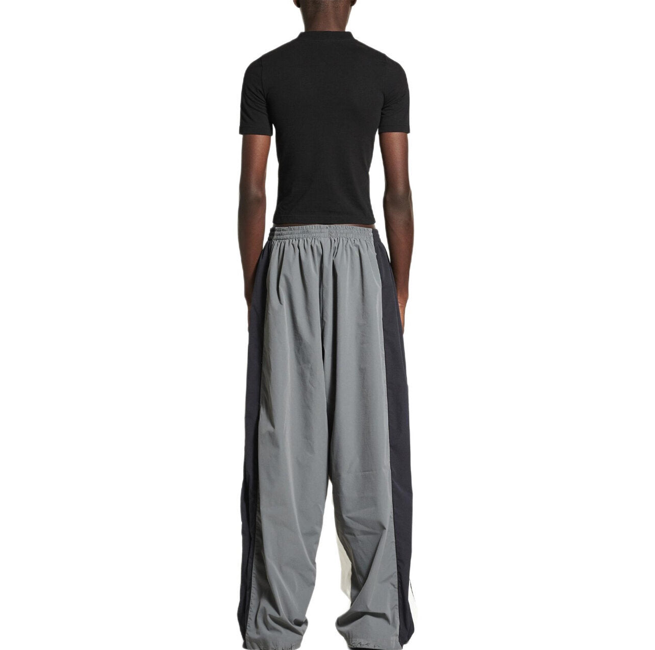 Balenciaga Runway Style Circular Embroidered Four-Color Trackpants