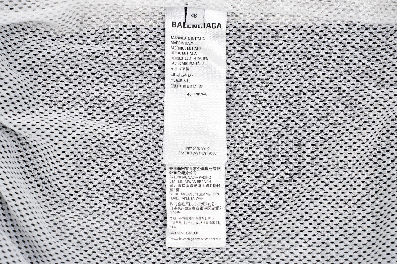 Balenciaga Runway Style Circular Embroidered Four-Color Trackpants