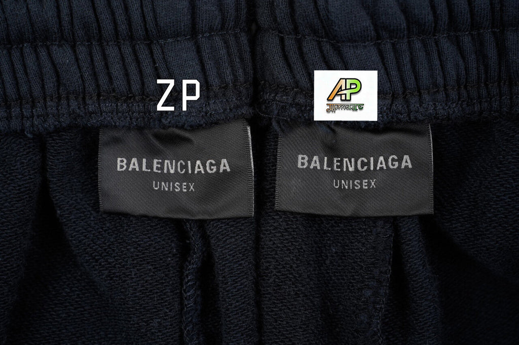 Balenciaga Blcg Blue Label Embroidered Trousers