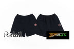 Balenciaga Paris Embroidered Laminated Shorts