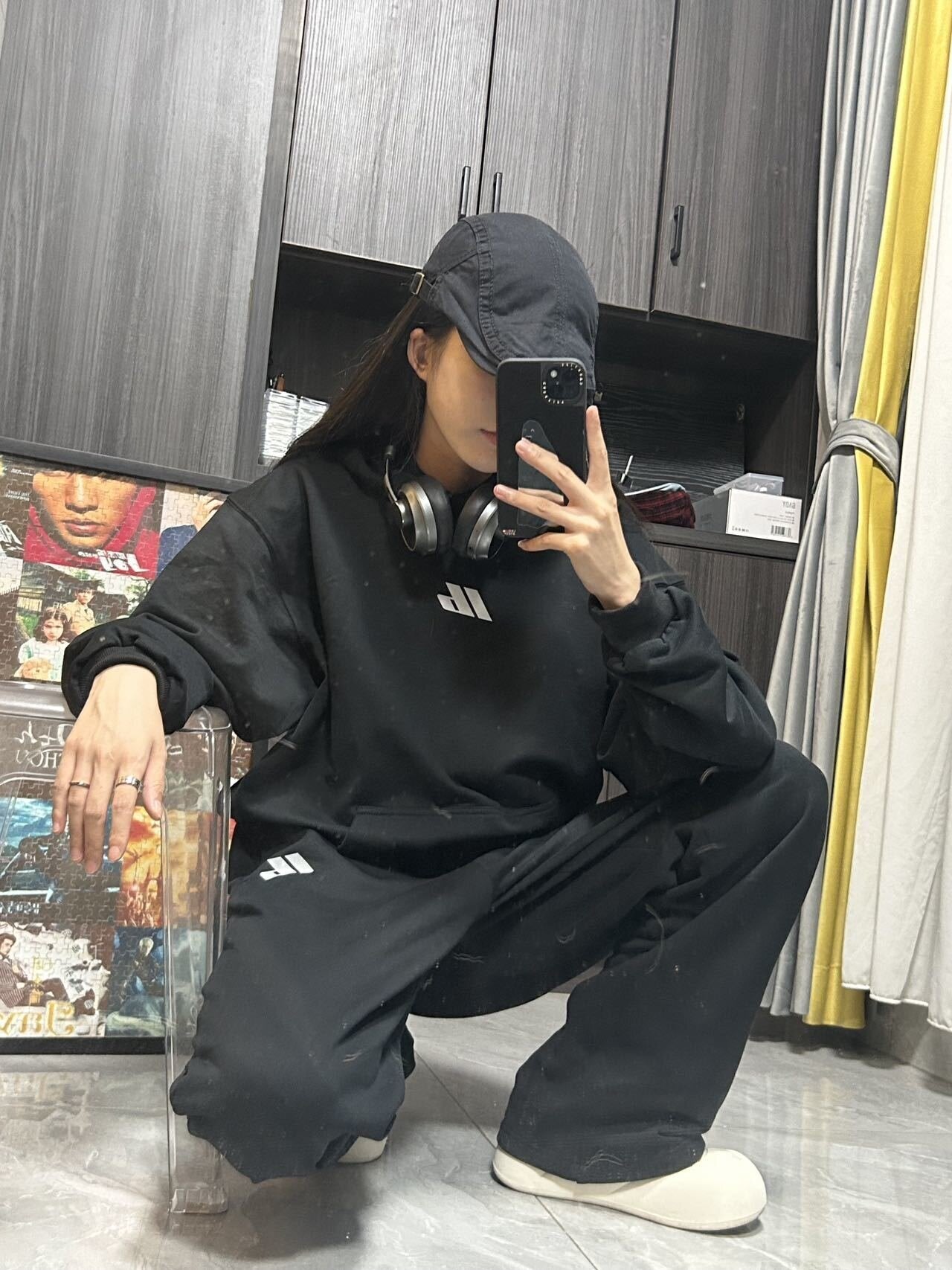 Balenciaga BLCG Logo 3M Reflective Print Straight Pants