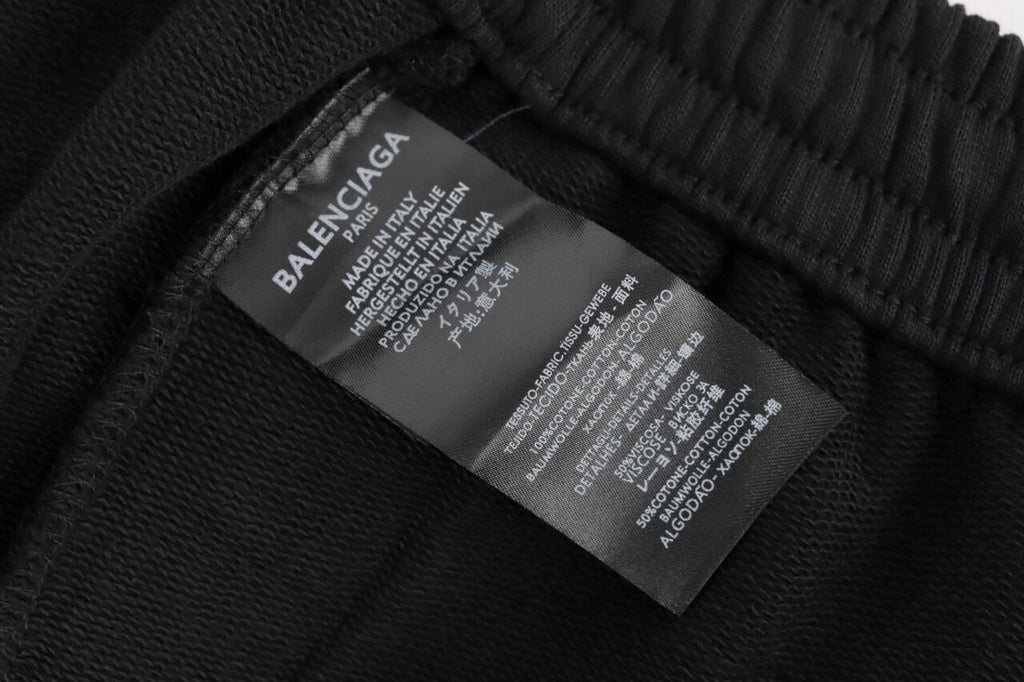 Balenciaga BLCG Logo 3M Reflective Print Straight Pants