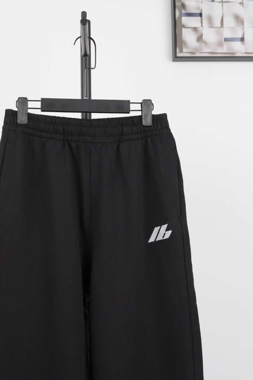 Balenciaga BLCG Logo 3M Reflective Print Straight Pants