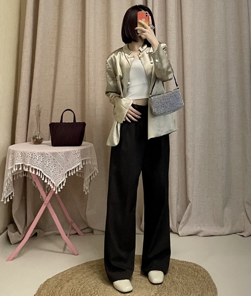 Balenciaga Wool Blend Pants