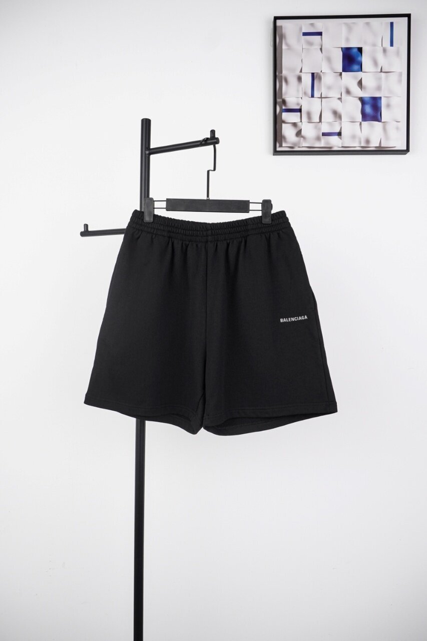Balenciaga 100% Combed Cotton Shorts
