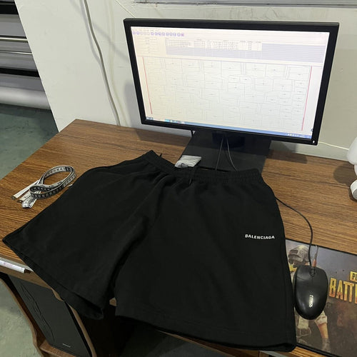Balenciaga 100% Combed Cotton Shorts