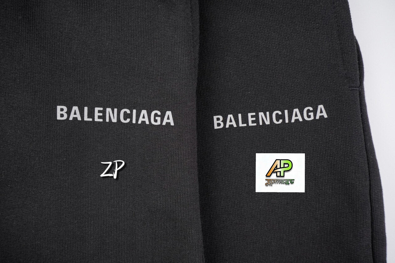 Balenciaga 100% Combed Cotton Shorts
