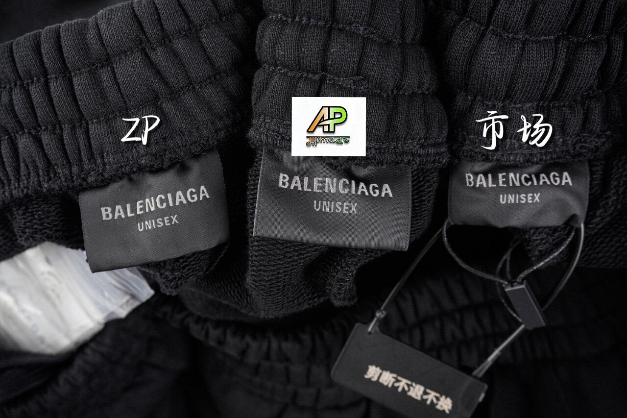 Balenciaga Combed Cotton Shorts