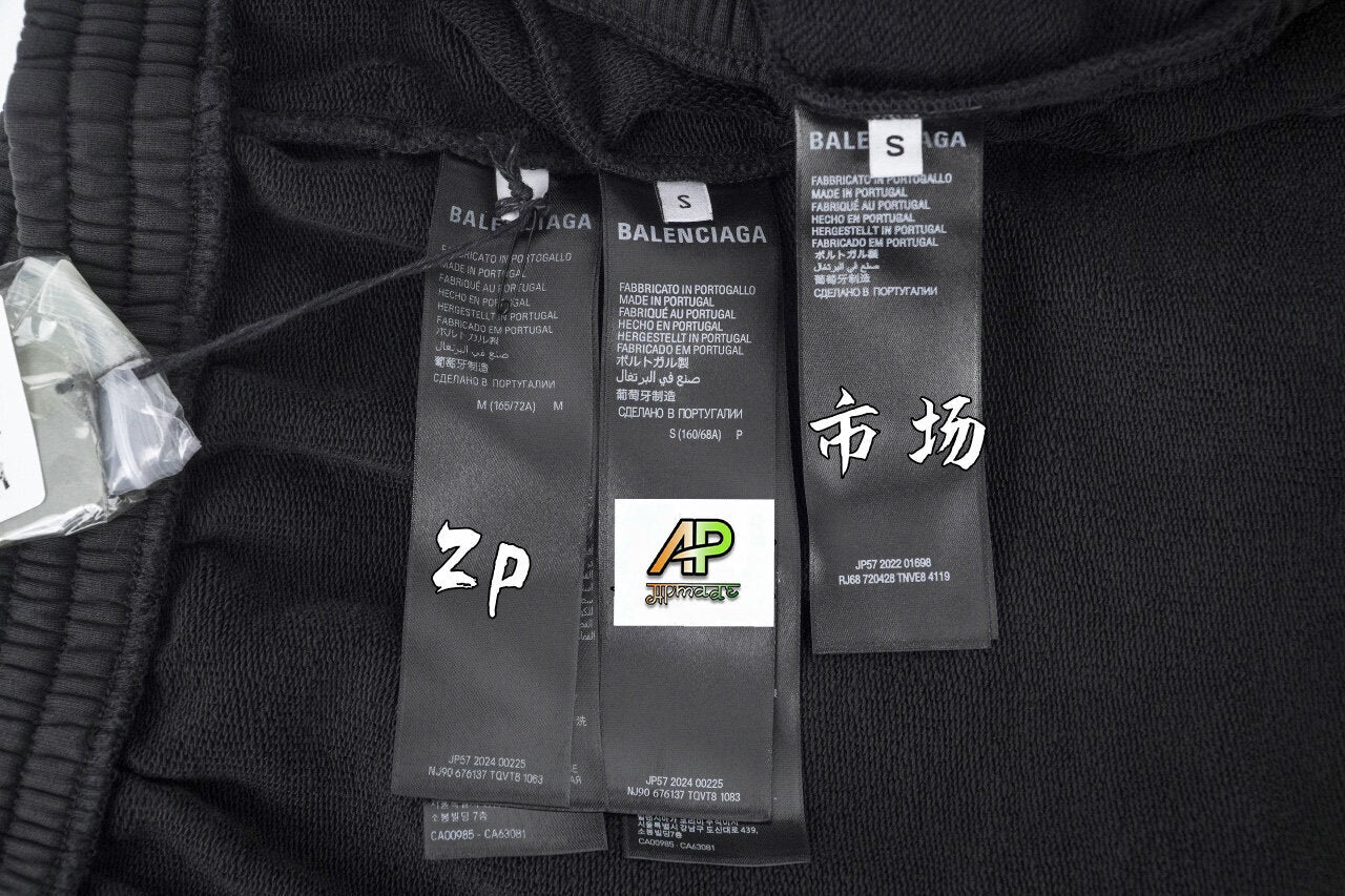 Balenciaga 100% Combed Cotton Shorts