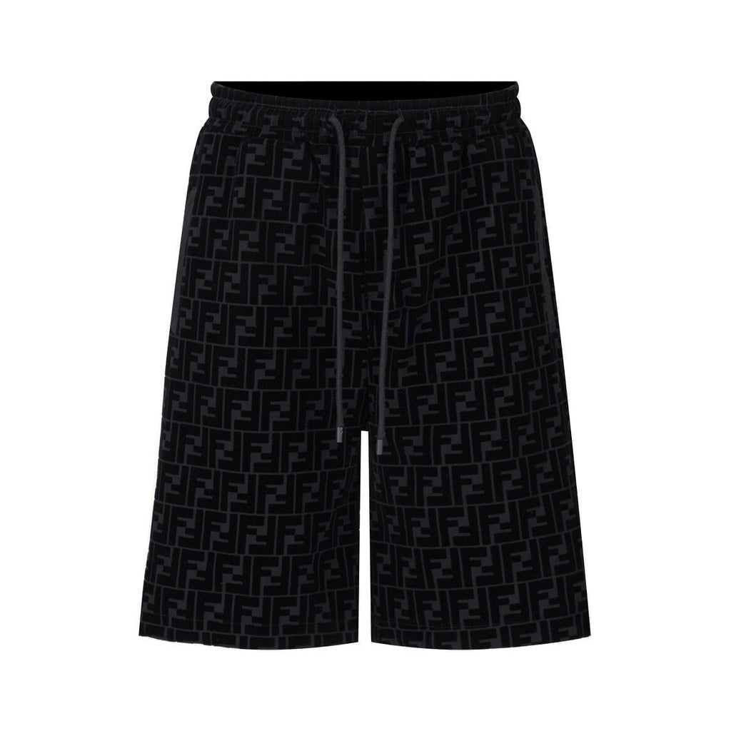 Fendi Mercerized Flocking Shorts