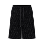 Fendi Mercerized Flocking Shorts