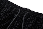 Fendi Mercerized Flocking Shorts