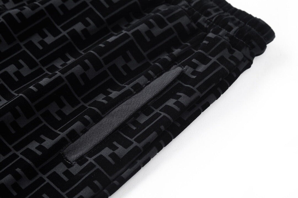 Fendi Mercerized Flocking Shorts
