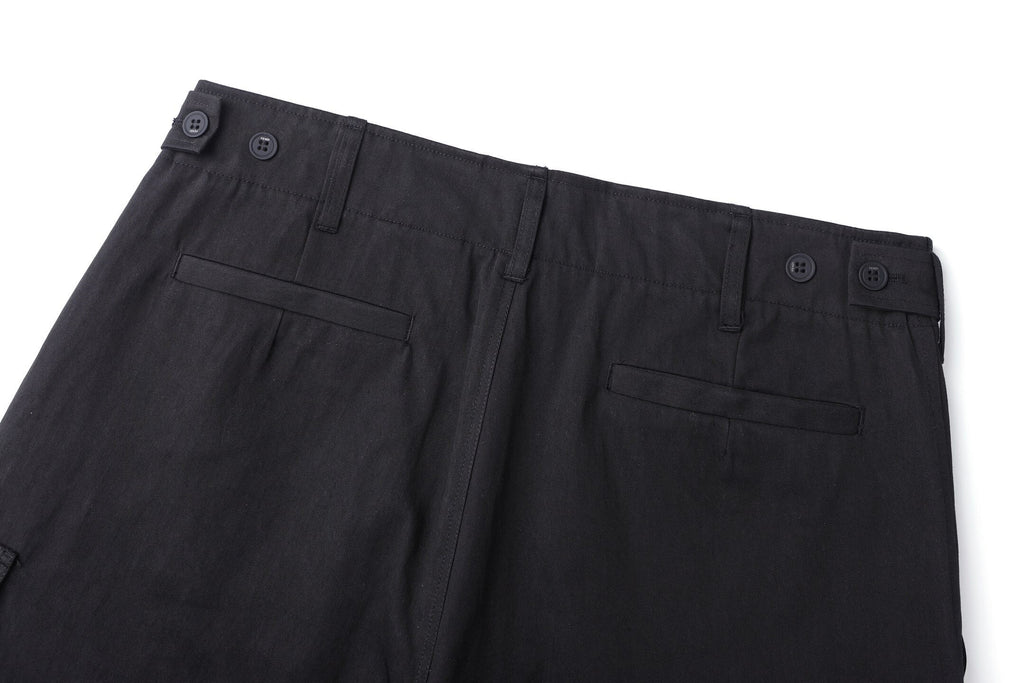 Fendi Gabardine Belt Loop Zipper Patch Pocket Cargo Pants