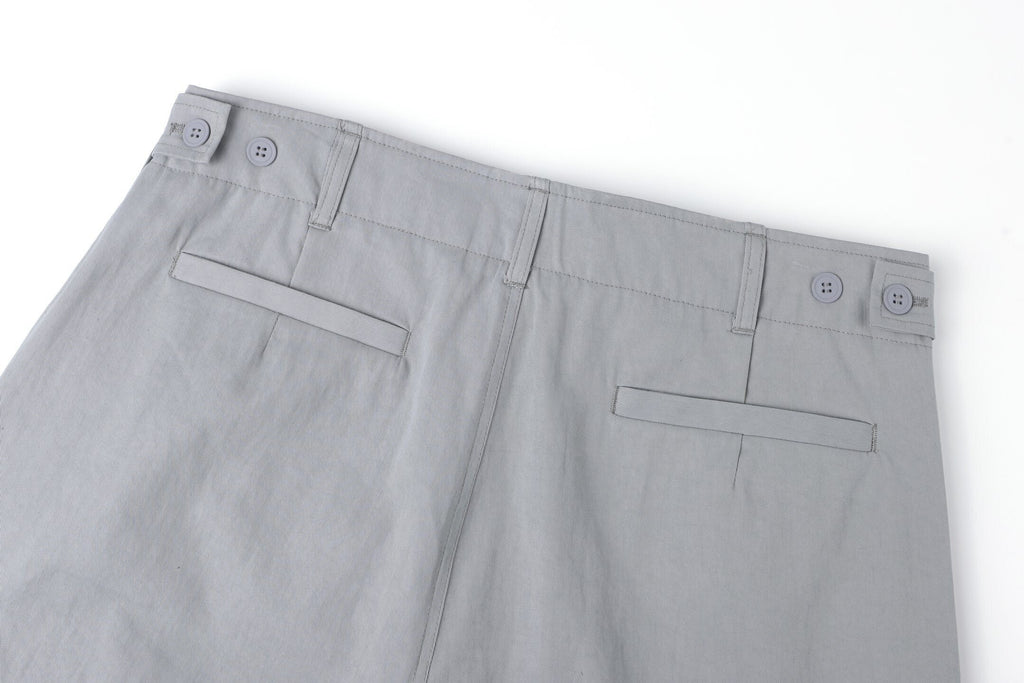 Fendi Gabardine Belt Loop Zipper Patch Pocket Cargo Pants