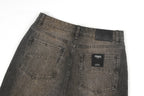 Fendi Straight-Leg Side Pocket Over-Dyed Long Jeans