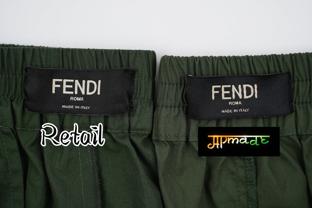 Fendi Back Pocket Embroidered Shorts
