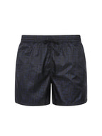 Fendi Blue Double F Nylon Swim Shorts