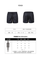 Fendi Blue Double F Nylon Swim Shorts