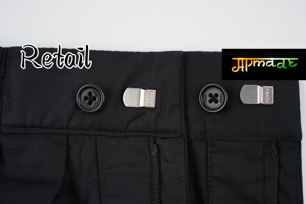 Fendi Back Pocket Embroidered Shorts
