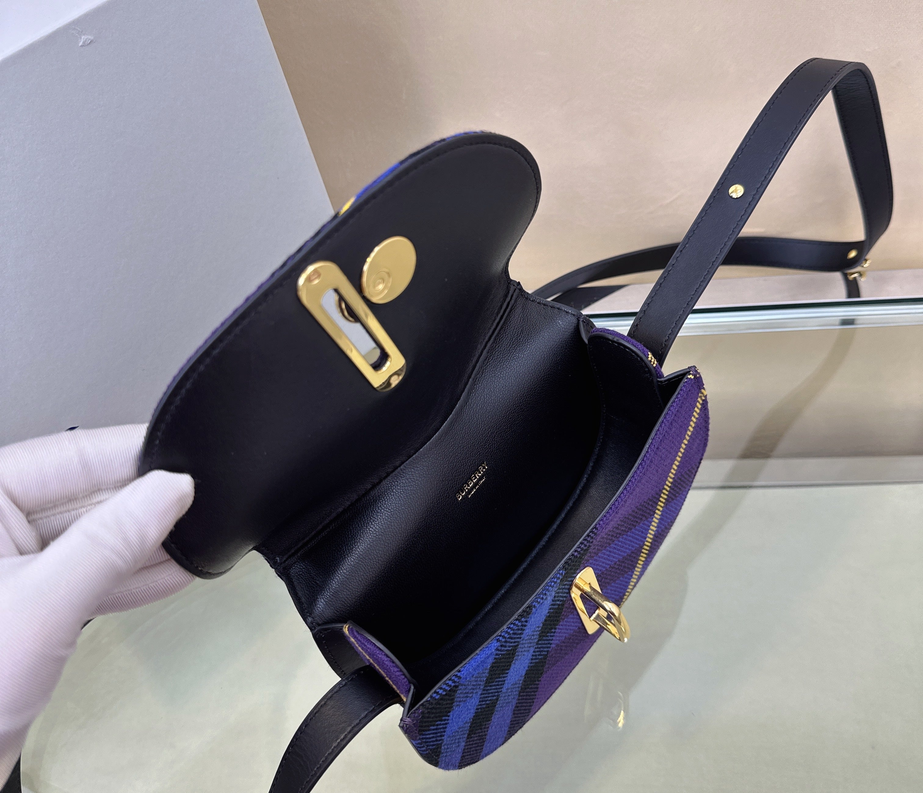 Burberry Structured Shoulder Bag