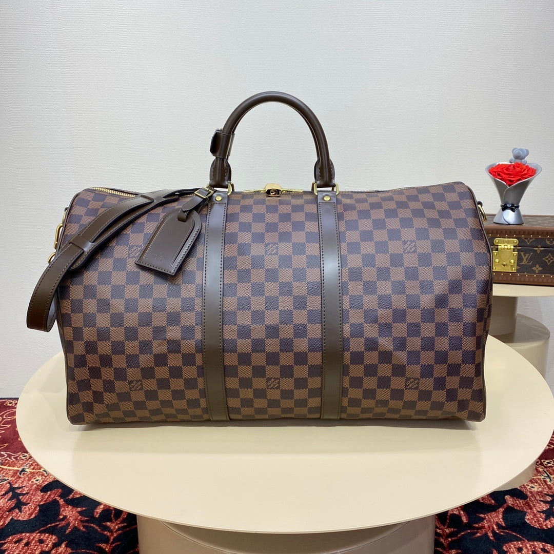 Louis Vuitton Keepall Bandoulière 50 Travel Bag