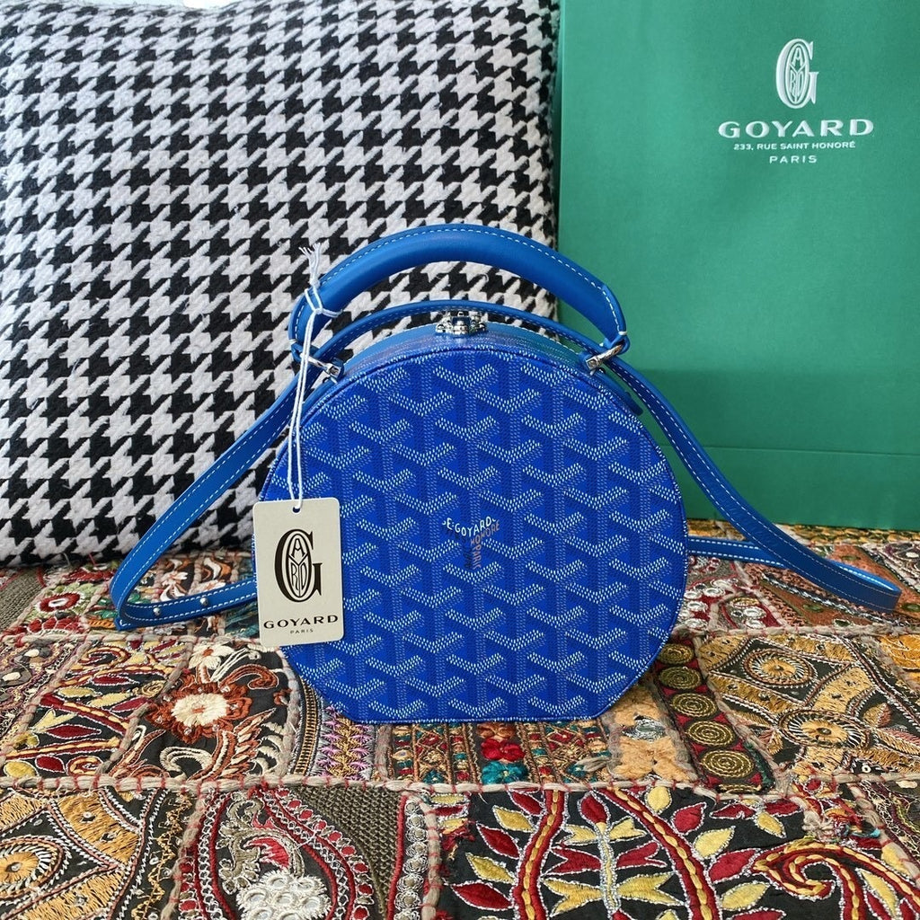 Goyard Alto Hatbox Round Bag