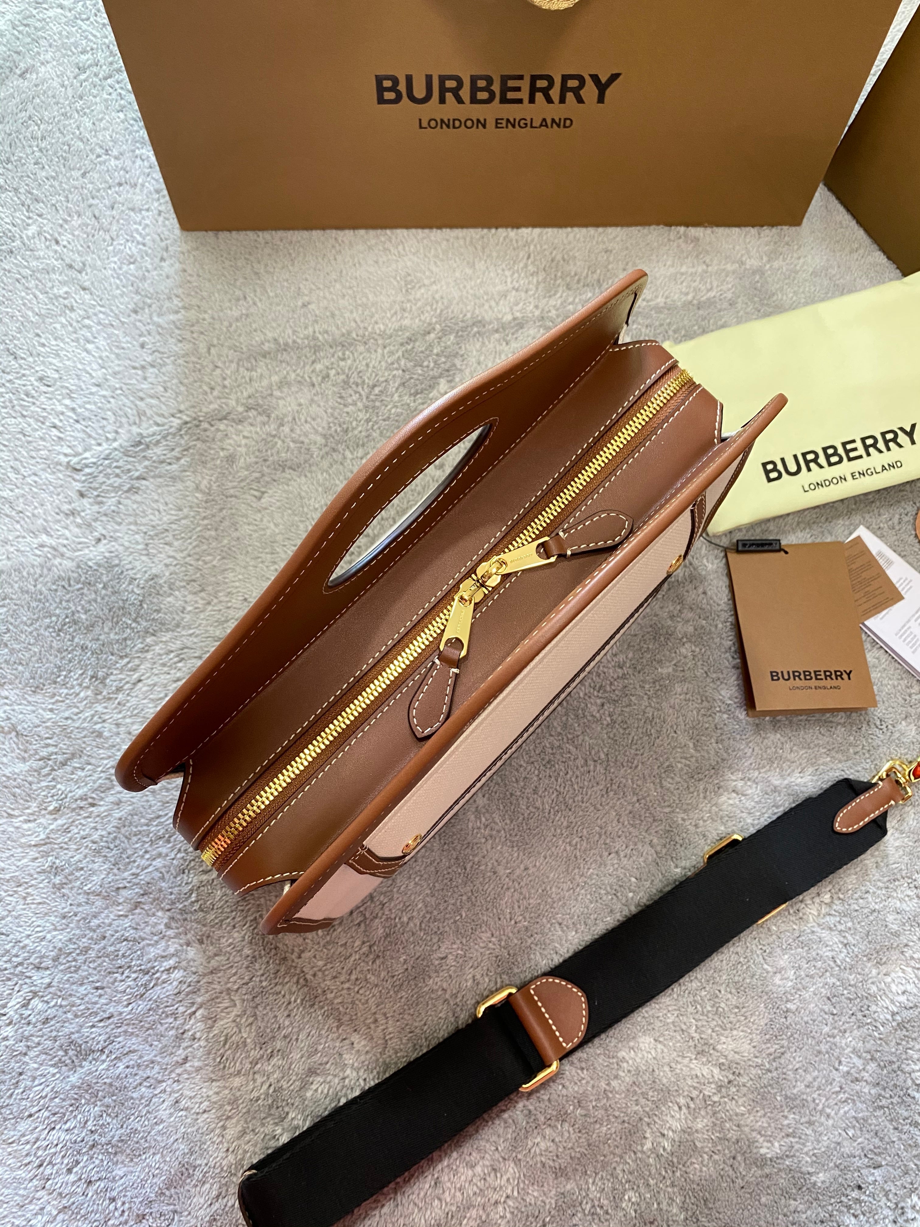 Burberry Zip Tote Bag