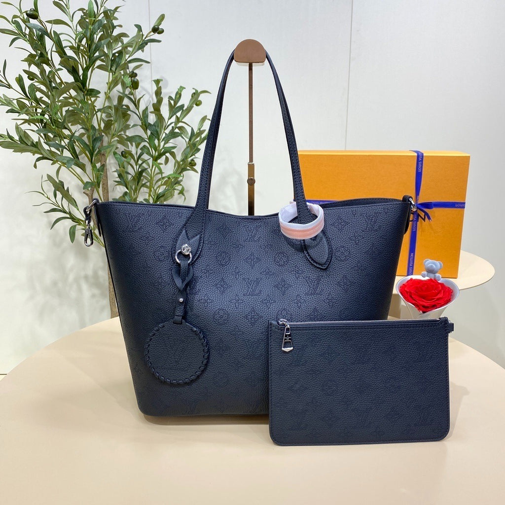 Louis Vuitton Mahina Perforated Flower Handbag PM