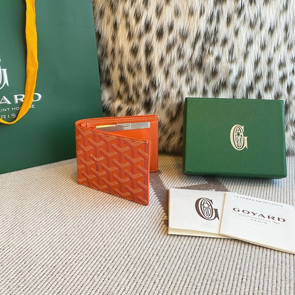 Goyard Bi-Fold Card Holder with Coin Pocket