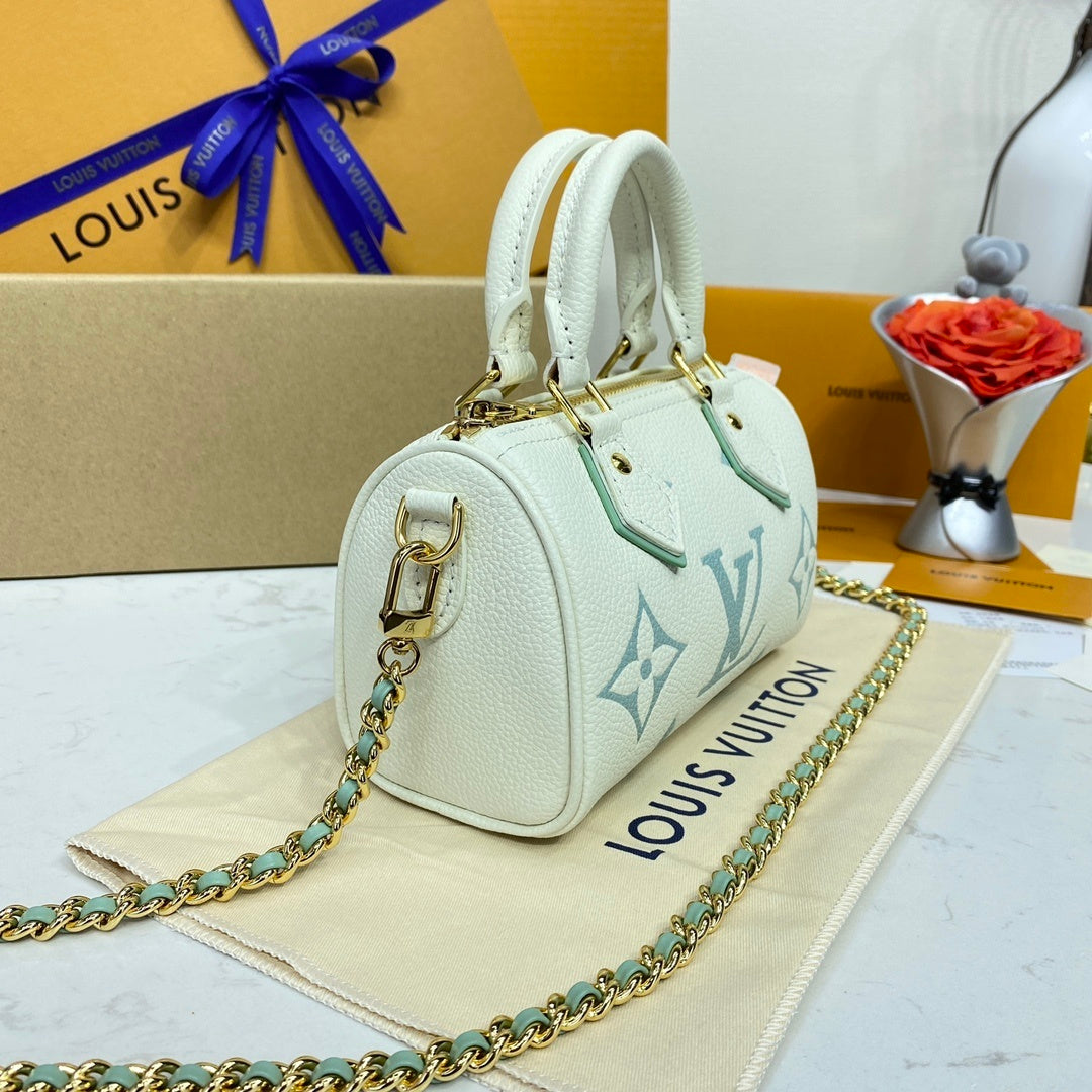 Louis Vuitton Nano Speedy Empreinte Leather