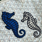 Goyard Spring Summer Seahorse Reversible Tote (Medium)