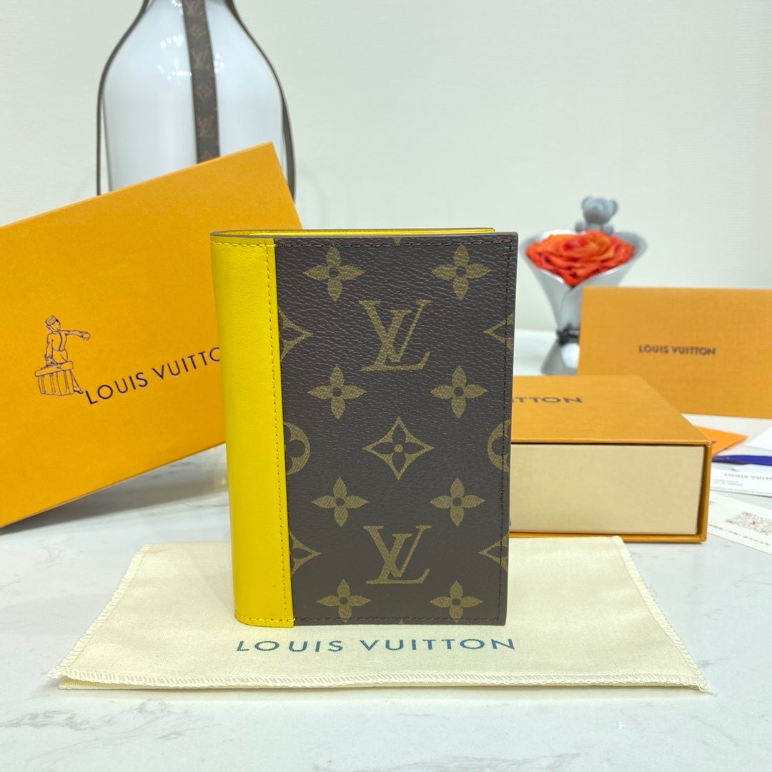 Louis Vuitton Passport Holder Macassar