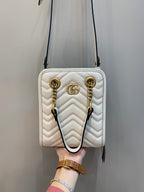 Gucci GG Marmont Leather Mini Tote