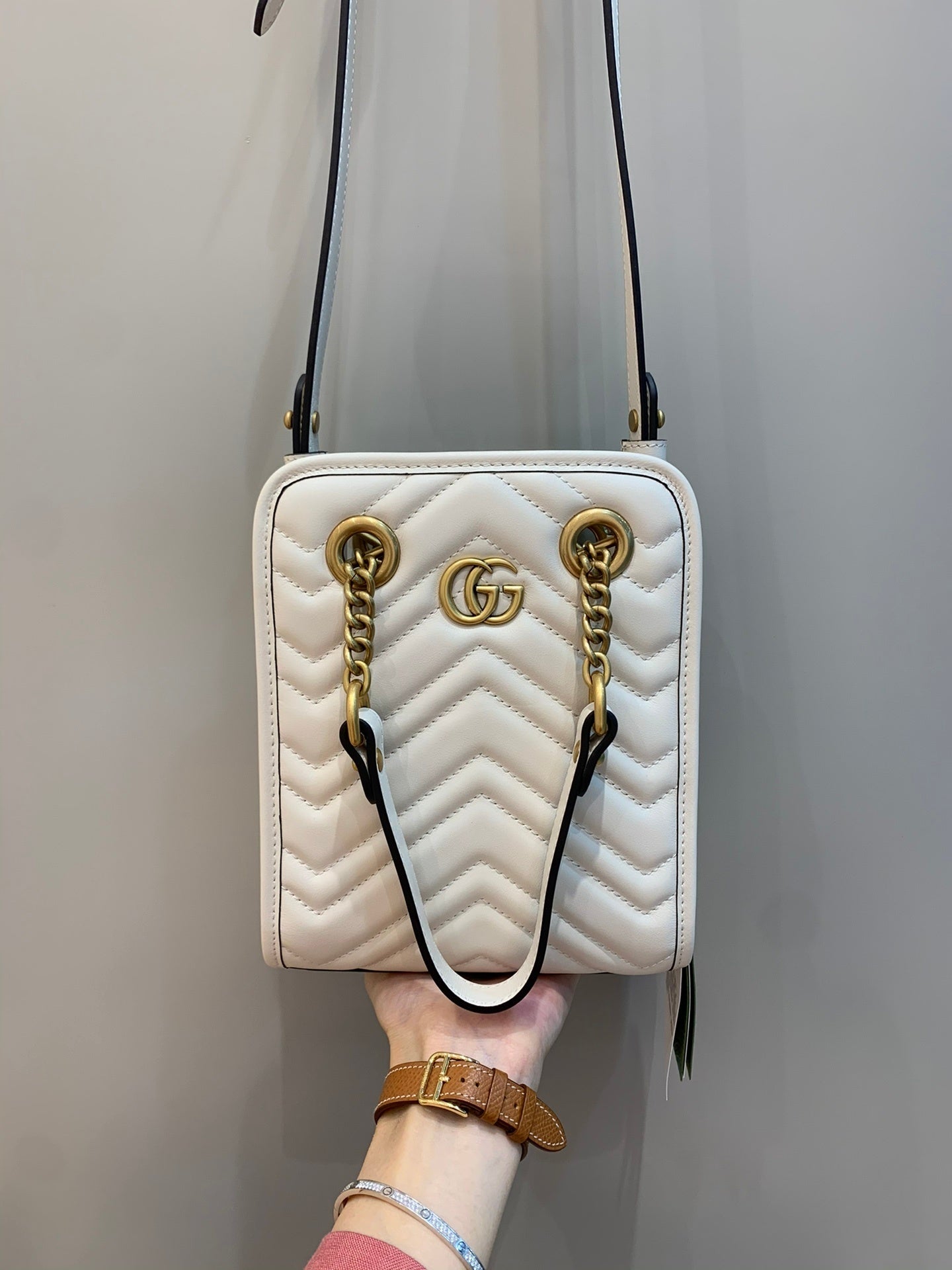 Gucci GG Marmont Leather Mini Tote