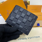 Louis Vuitton Wallet & Pouch Set Black Damier