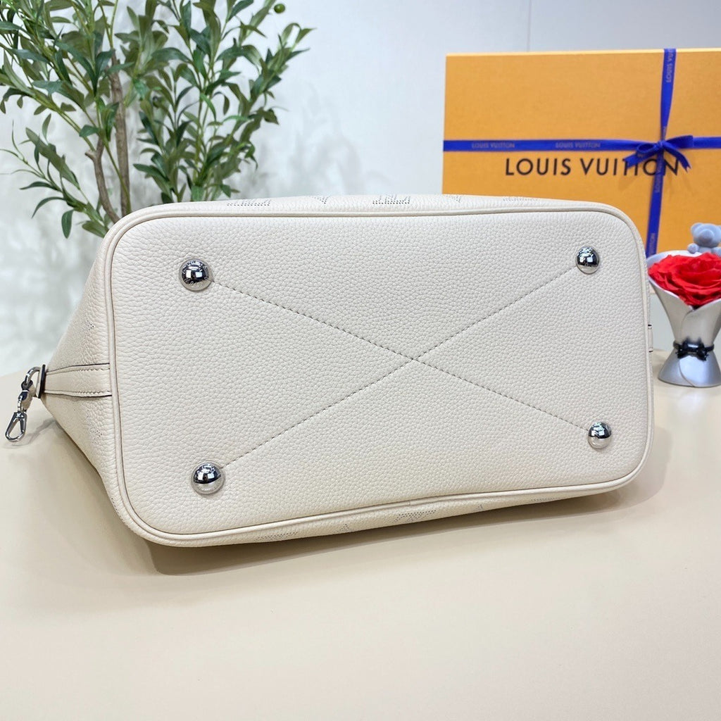 Louis Vuitton Mahina Perforated Flower Handbag PM