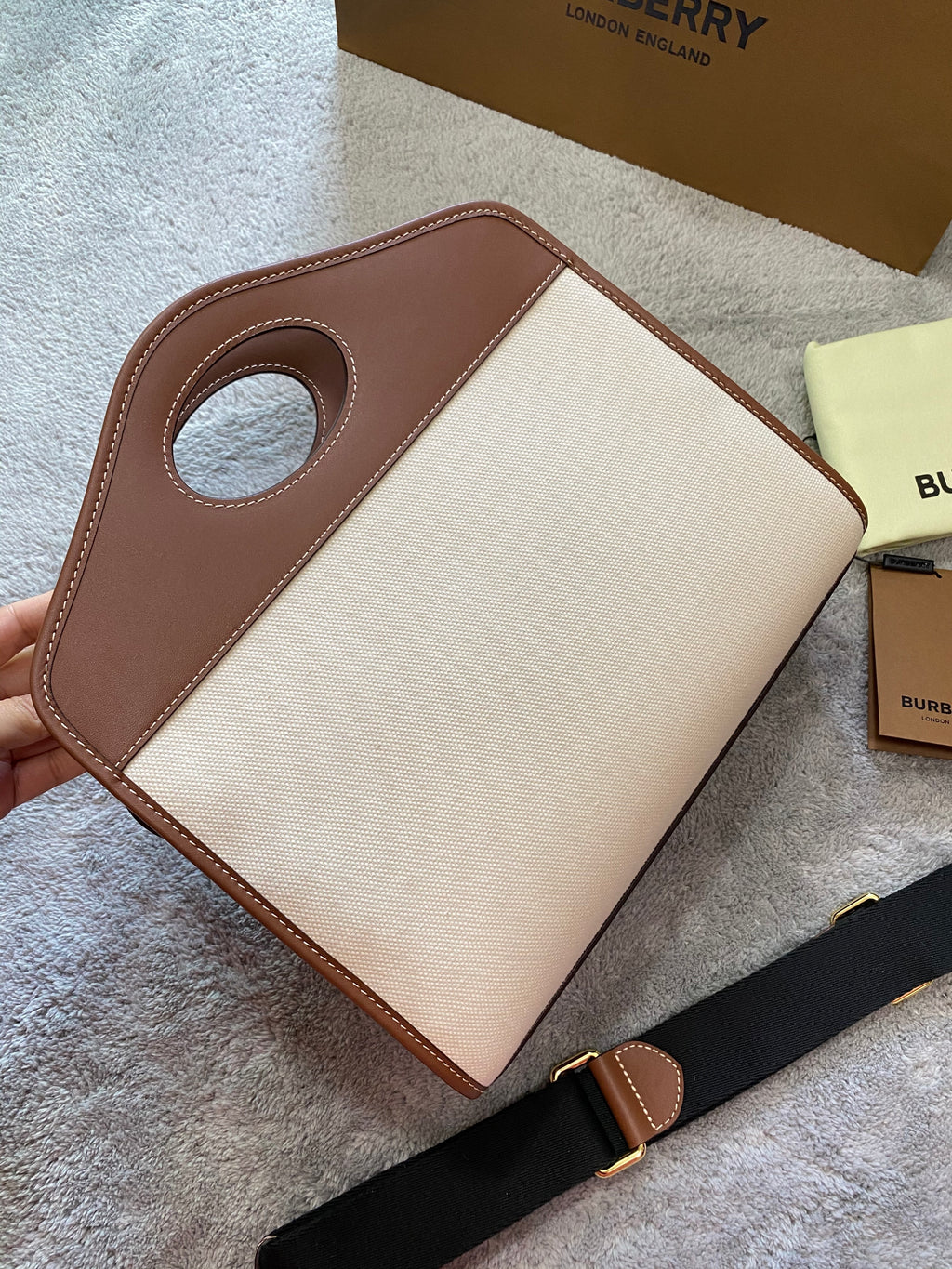 Burberry Zip Tote Bag
