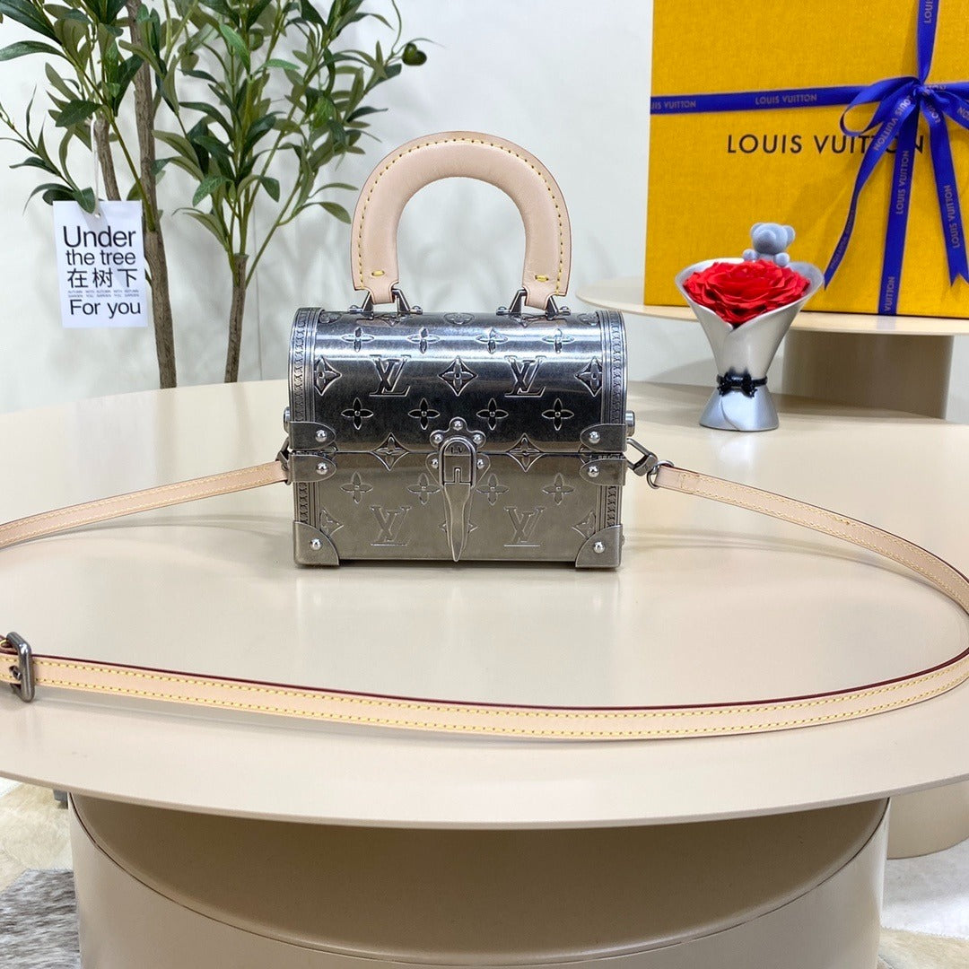 Louis Vuitton Couture Mini Box Handbag