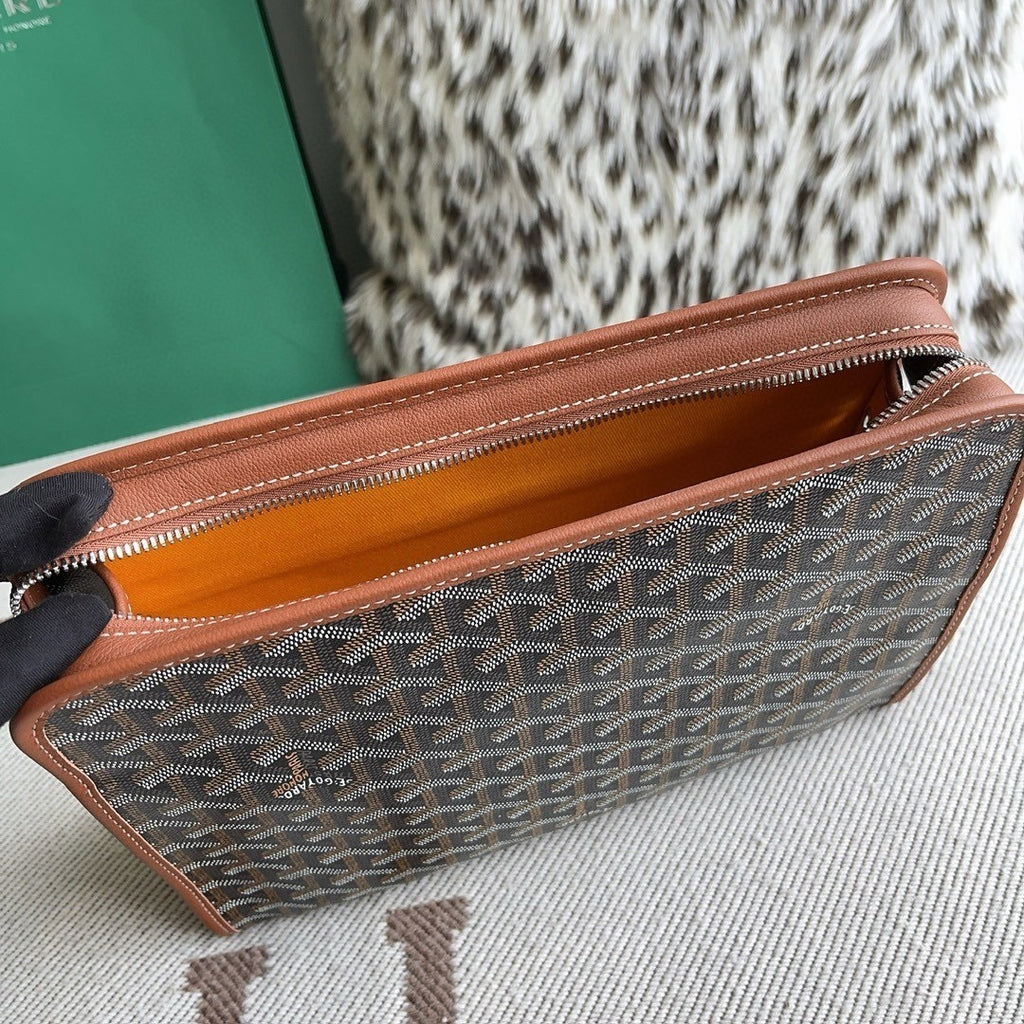 Goyard Custom Zip Toiletry Clutch Large 30 cm