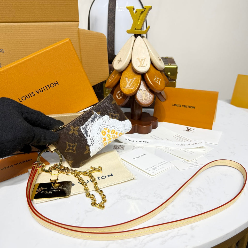 Louis Vuitton Phone Charm with Zip Pouch
