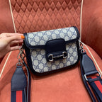 Gucci GG Horsebit Saddle Bag