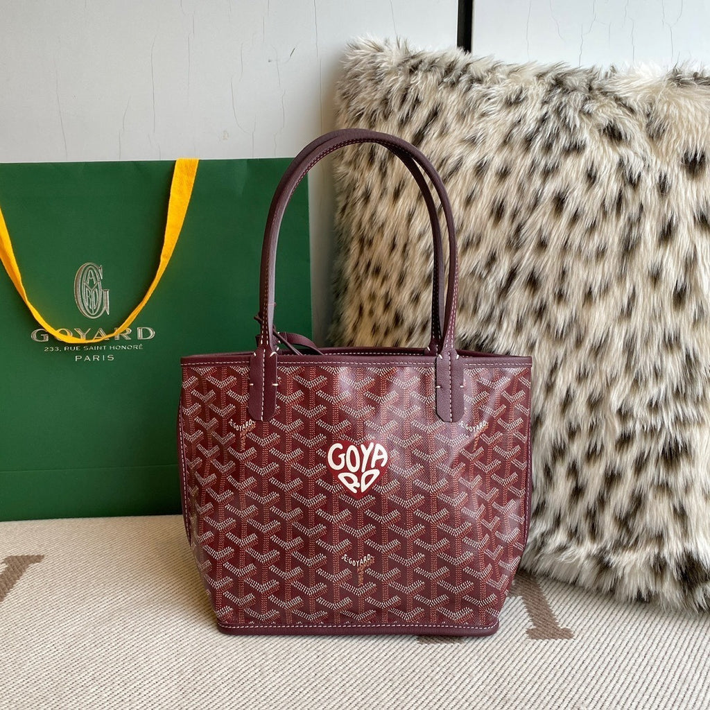 Goyard Heart Mini Reversible Shopping Tote (Mother & Child Set)