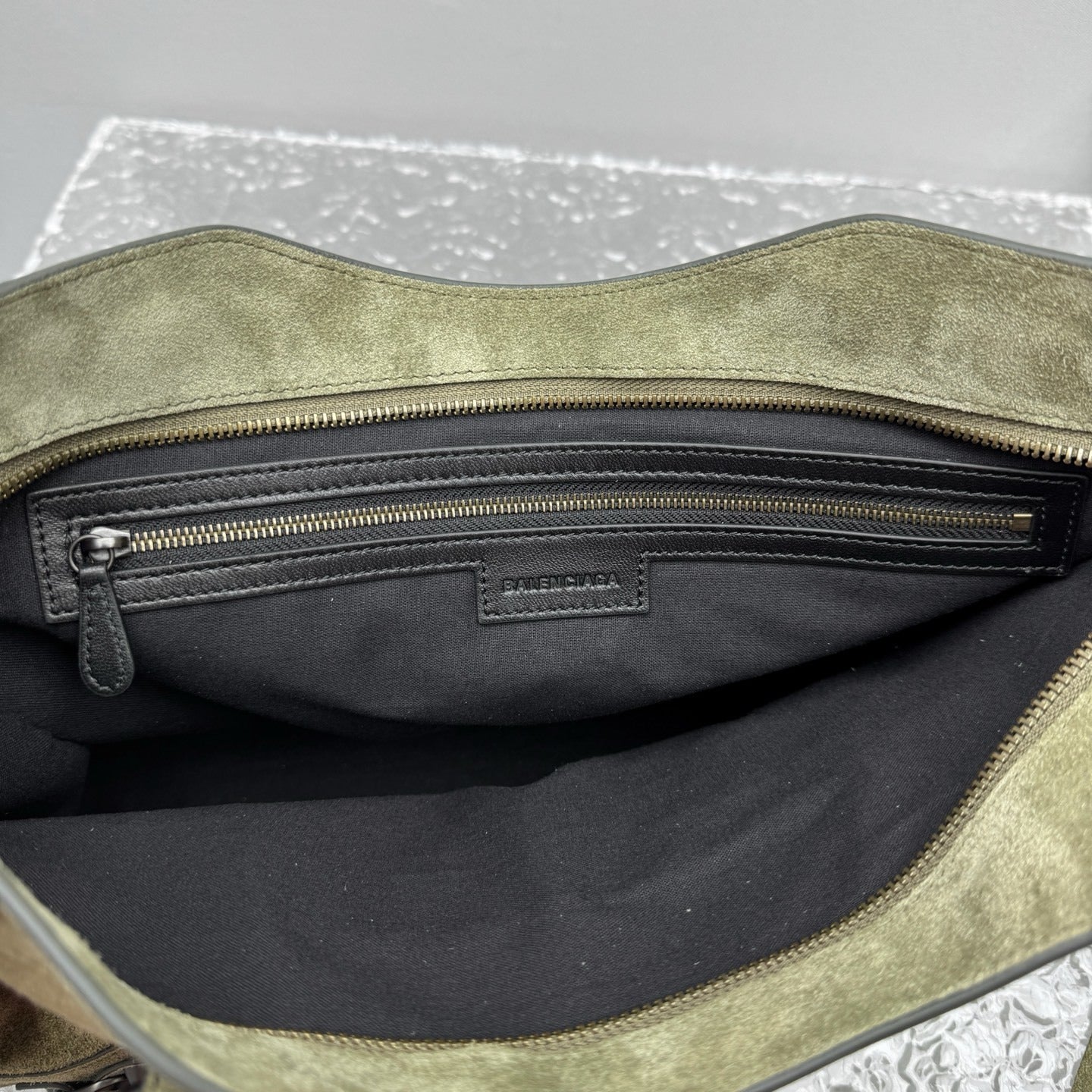 Balenciaga Le City Motorcycle Bag Medium Suede