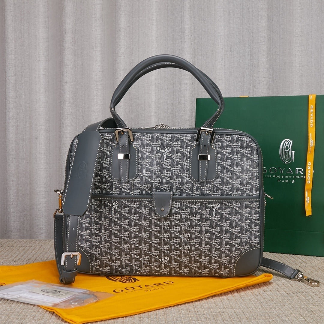 Goyard Jet Black Briefcase