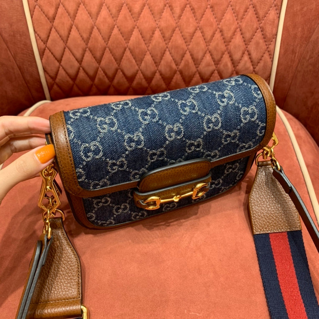Gucci GG Horsebit Saddle Bag