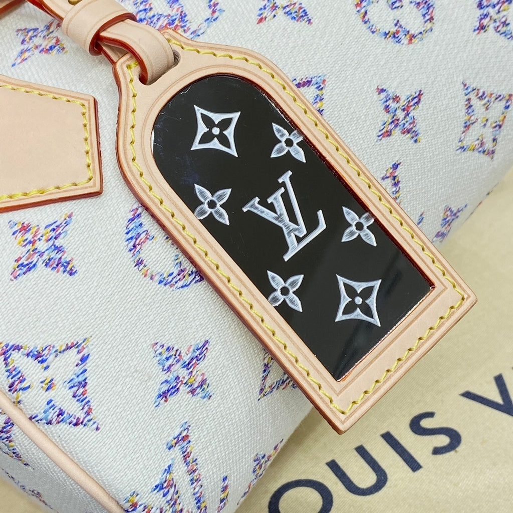 Louis Vuitton Speedy Bandoulière 20 Denim Jacquard