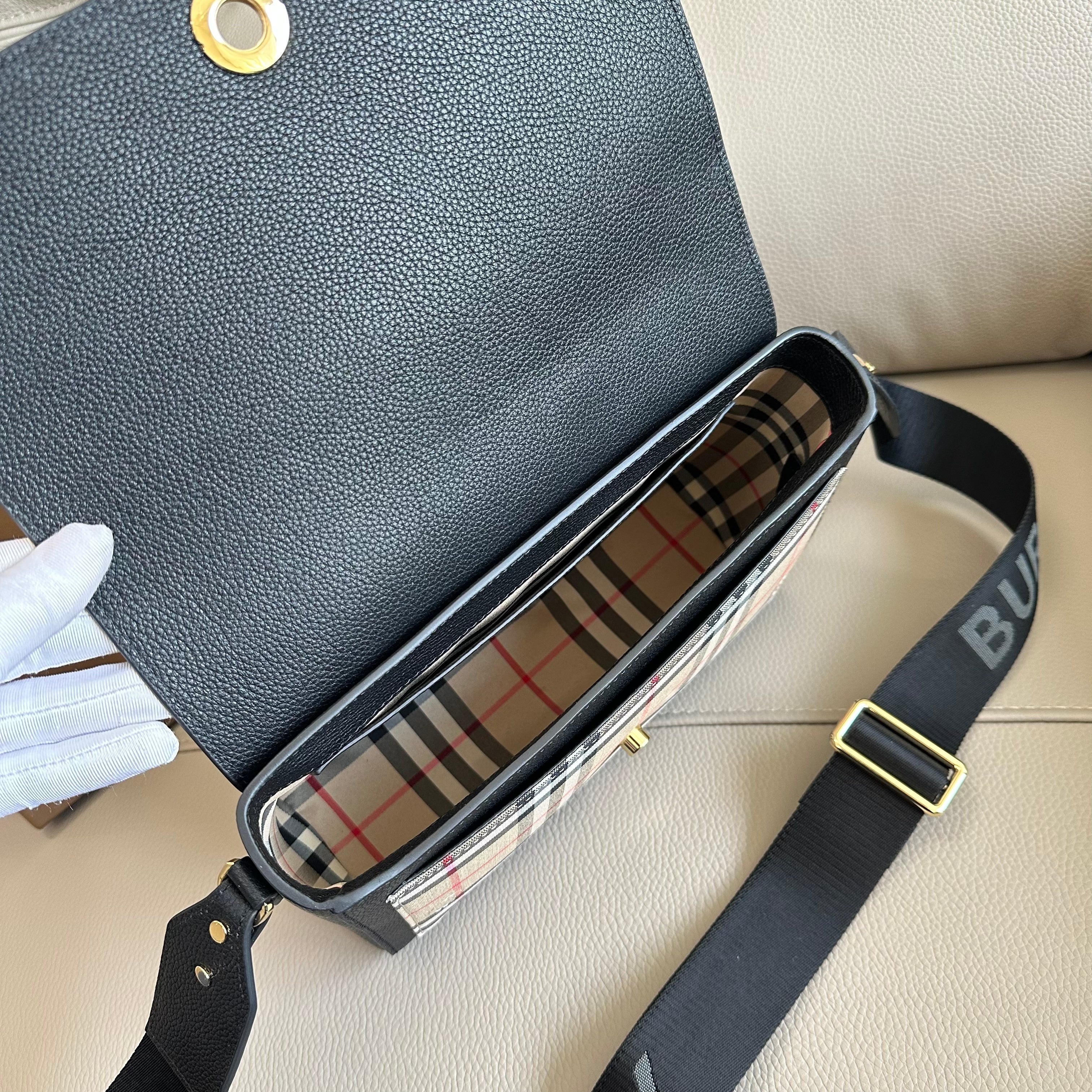 Burberry Letter Strap Crossbody Bag